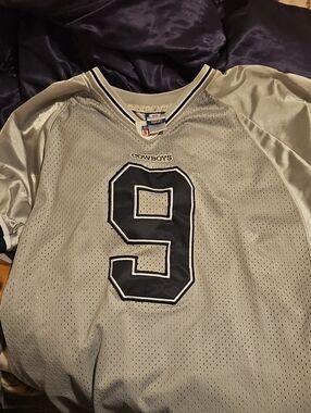 NFL Cowboys White and Navy #9 Romo Jersey